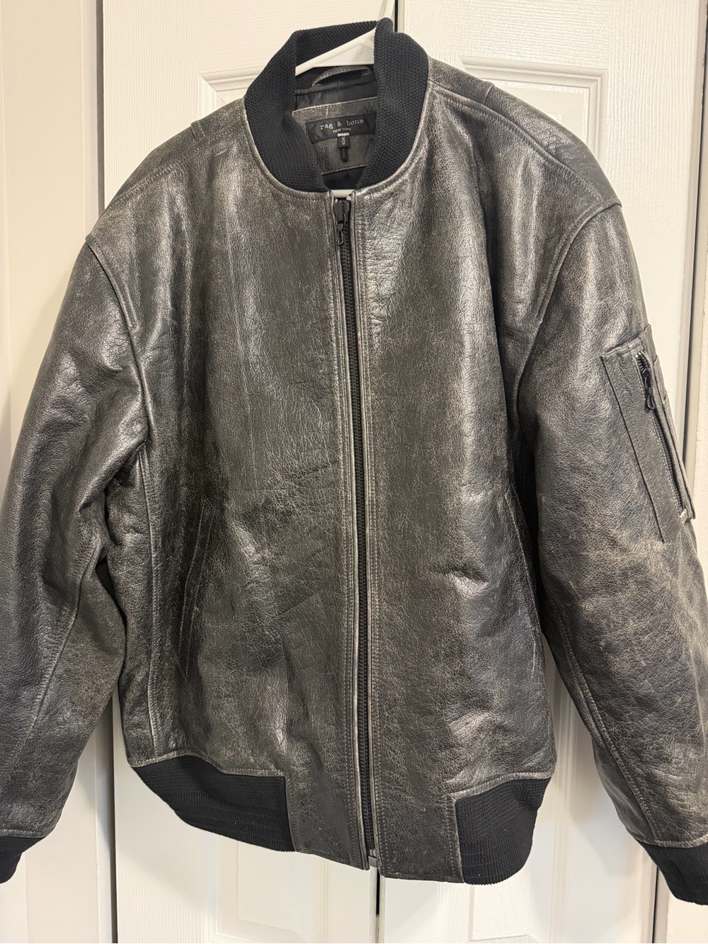 Rag and Bone Leather Manston Jacket (Medium)